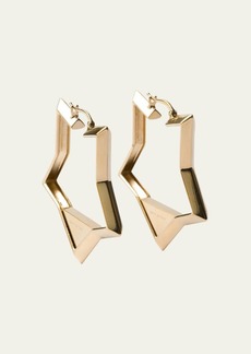 Prada Star Brass Earrings