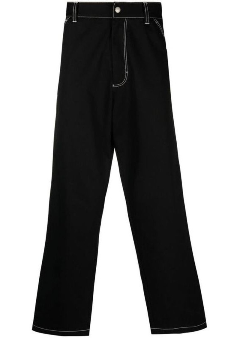 PRADA straight-leg cotton trousers