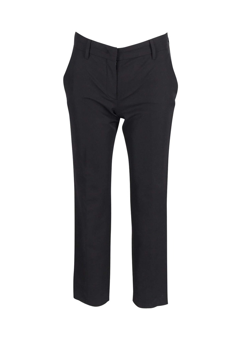 Prada Straight-leg Trousers in Black Nylon