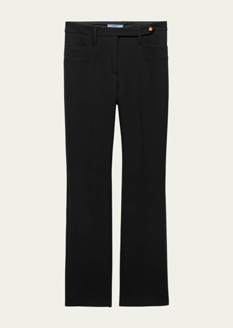 Prada Straight Leg Wool Trousers