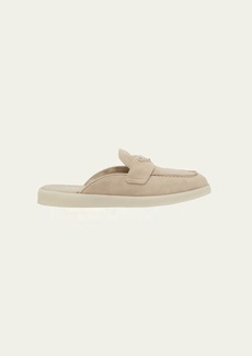 Prada Saint Tropez Suede Mules