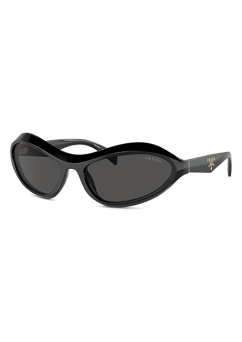 Prada Swing Oval Sunglasses, 63mm