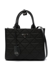 PRADA Symbole quilted tote bag