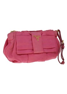 Prada Synthetic Clutch Bag (Pre-Owned)