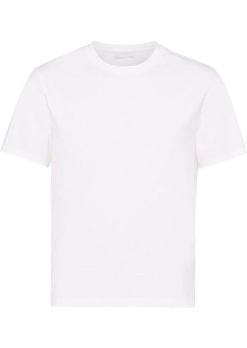 PRADA t-shirt round neck white