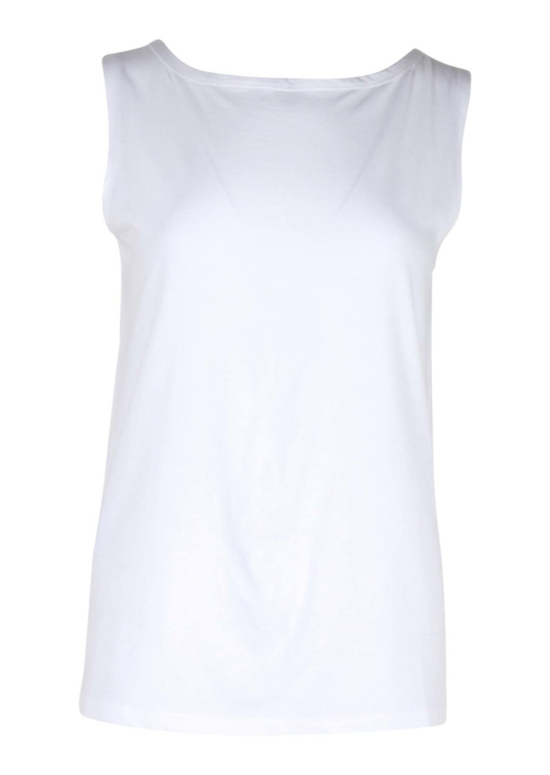 Prada Tank Top in White Cotton