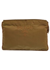Prada Tessuto Synthetic Clutch Bag (Pre-Owned)