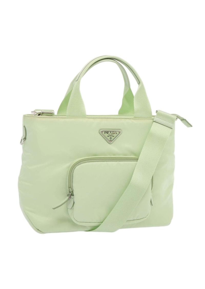 Prada Tessuto Synthetic Handbag (Pre-Owned)