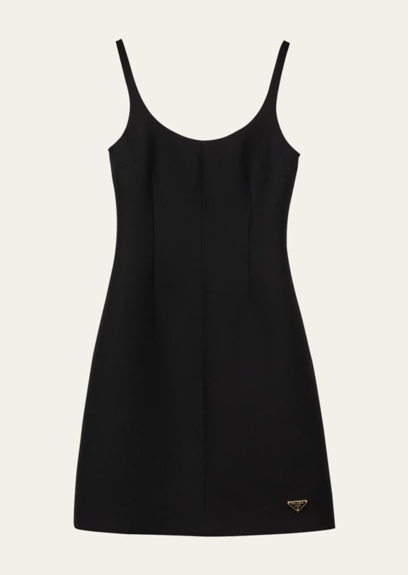 Prada Tricotine Wool Mini Dress