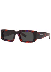 Prada Unisex Sunglasses, Pr 06YS - Abstract Orange