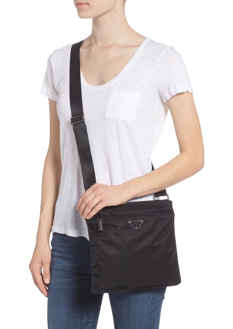 Prada Prada Small Nylon Crossbody Bag | Handbags