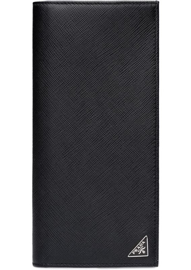 PRADA vertical bi-fold wallet