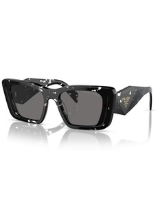 Prada Women's Polarized Sunglasses, Pr 08Ys - Black Crystal Tortoise