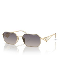 Prada Women's Sunglasses, Mirror Gradient Pr A51S - Pale Gold