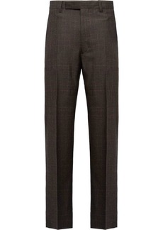 Prada Prince of Wales-check tailored trousers