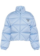Prada quilted cropped down jacket