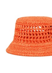 Prada raffia bucket hat