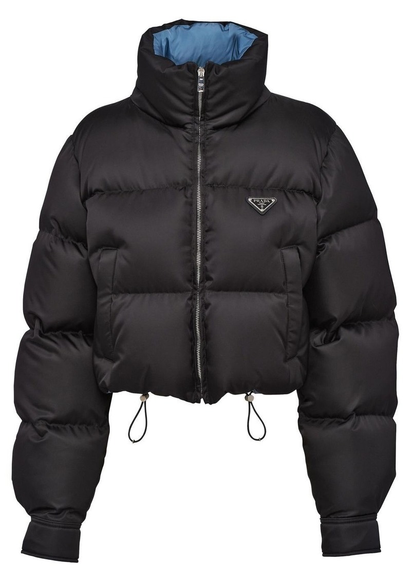 Prada Re-Nylon cropped down jacket