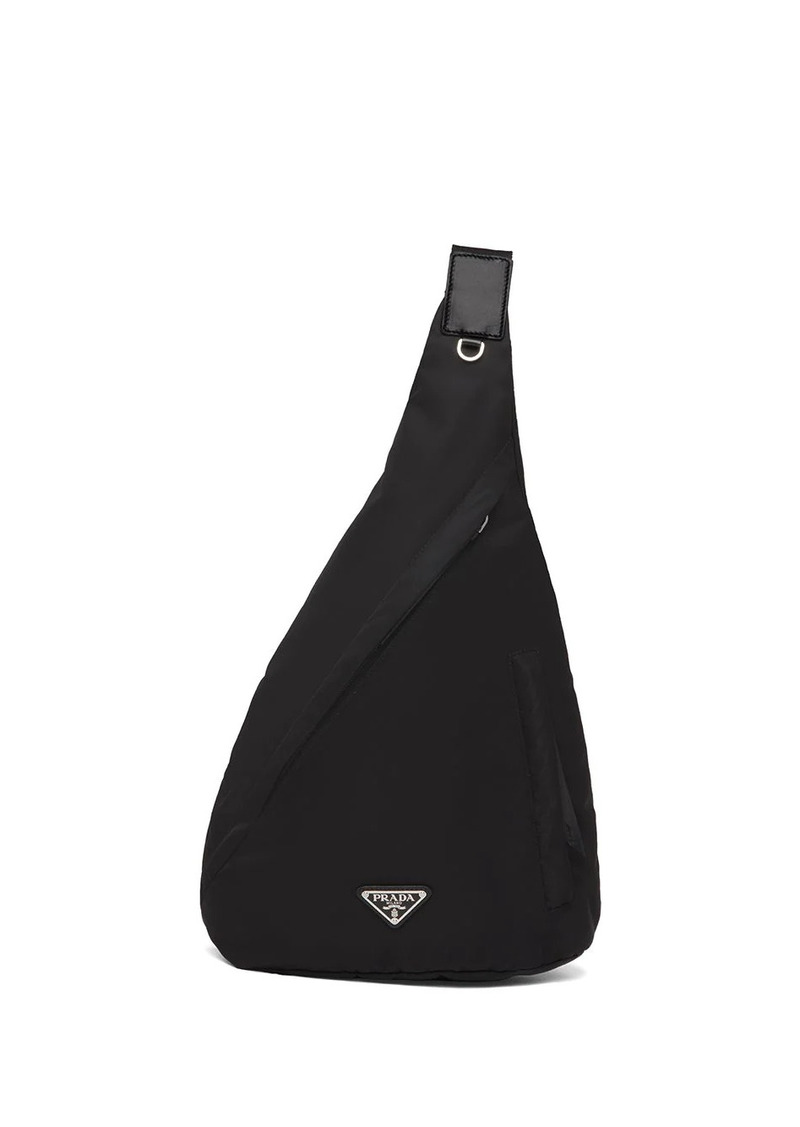 Prada Re-Nylon logo-plaque backpack