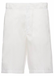 Prada Re-Nylon logo plaque shorts