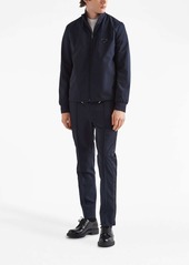 Prada triangle-logo tailored trousers