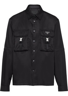 Prada Re-Nylon triangle-logo shirt