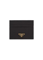 Prada logo-plaque card holder