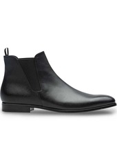 Prada Saffiano leather Chelsea boots