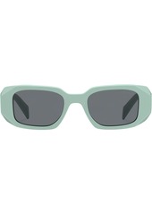 Prada sculpted rectangle-frame sunglasses