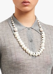 Prada seashell-embellished necklace