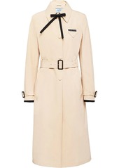 Prada single-breasted belted trench coat
