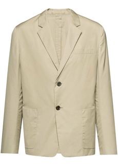 Prada single-breasted cotton blazer