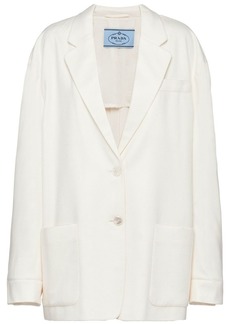 Prada single-breasted cashmere coat