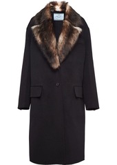 Prada single-breasted mid-length coat