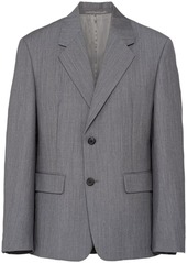 Prada single-breasted mohair-wool blazer