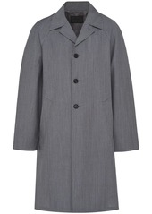 Prada single-breasted mohair-wool coat