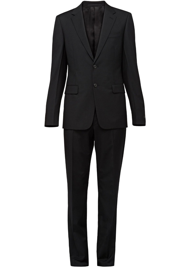 Prada single-breasted wool-mohair suit