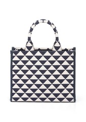 Prada small Symbole embroidered tote bag