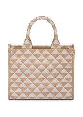 Prada small Symbole jacquard tote bag