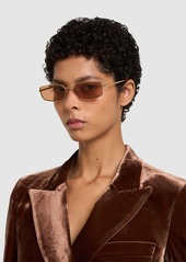 Prada Square Metal Sunglasses