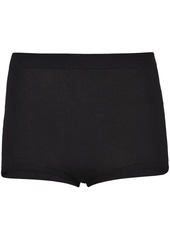 Prada ribbed-knit silk-blend shorts