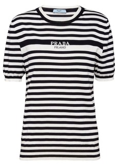 Prada striped short-sleeved T-shirt