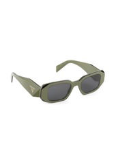 Prada Symbole rectangle-frame sunglasses