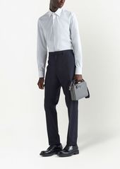 Prada cotton tailored trousers