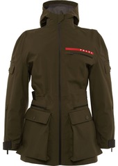 Prada technical fabric short military jacket