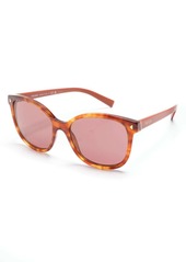 Prada tortoiseshell square-frame tinted sunglasses