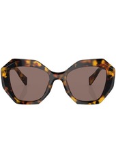 Prada tortoiseshell-effect logo sunglasses