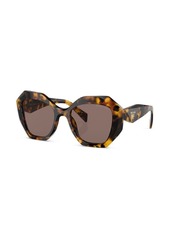 Prada tortoiseshell-effect logo sunglasses