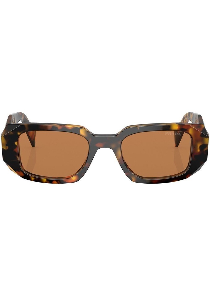 Prada tortoiseshell-effect square-frame sunglasses