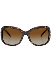 Prada tortoiseshell-frame logo sunglasses